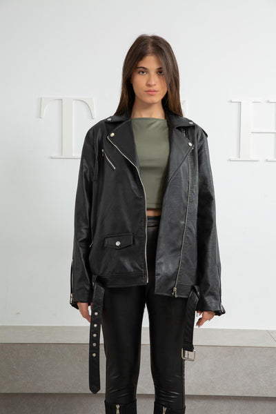 Biker Leather Jacket - Label MITCHA – Mitcha