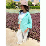 Mint Plain Shirt - Milana