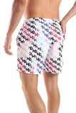 Side Pockets Crabs Patterned Shorts (1268) - White Rabbit