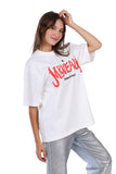 Comfy Round Neck T-Shirt  - White Rabbit