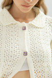 Swarovski Buttoned Knitted Cardigan - Add On