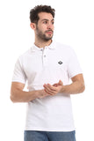 Double Buttoned Short Sleeves Polo Shirt - White Rabbit