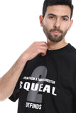 "2Squeal " Printed Short Sleeves T-Shirt - White Rabbit