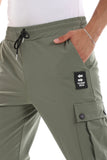 Solid Cargo Pants With 4 Pockets (674) - White Rabbit