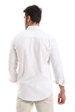 Front Textured Men Shirt (2050) - White Rabbit