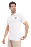 Pique Comfy Polo Shirt - White Rabbit