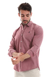 Front Textured Men Shirt (2050) - White Rabbit