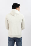 Fleeced Hoodie With Kangroo Pocket (128) - White Rabbit