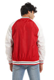 Casual Bomber Jacket With Neck (1416) - White Rabbit