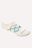 Ankle Socks With Argyle Pattern (5001) - White Rabbit