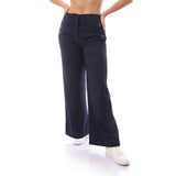 High Waist Classic Pants With Buttons - Merch