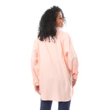 Oversize Blouse With Front Buttons - Merch