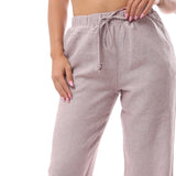Linen Cotton Pants With Elastic Waist - Merch