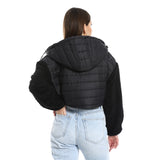 Short Jacket With Fur Sleeves - Merch