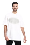 Slip On Prominent Pattern T-Shirt - White Rabbit