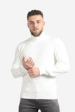 Turtle Neck Acrylic Pullover (1325) - White Rabbit