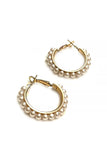 Round Pearls Earrings - Trio Earrings