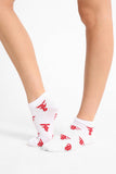 Logo Print Ankle Socks (33471) - Fit Freak