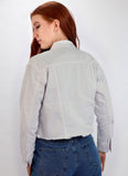 Kava Women White Jacket Jeans (4086)