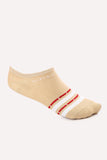 Elastic Trim Lines Ankle Socks (5022) - White Rabbit