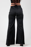 Low Zipper Flow Pants - Armaia