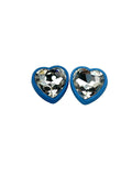 Heart Crystal Earring - Fluffy