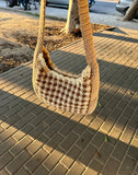 Italian Cotton Crochet Bag - Helio