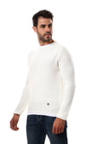 Knitted Acrylic Round Neck Pullover (703) - White Rabbit