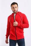 Ribbed Comfy Zip Through Hoodie (402) - White Rabbit