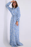 Sea Arabic Dress - U-Modest