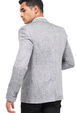 Regular Fit Blazer With Buttoned Cuffs - White Rabbit