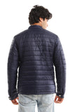 Quilted Band Neck Waterproof Jacket (1406) - White Rabbit