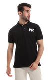 Side Printed "Wr" Classic Polo Shirt - White Rabbit