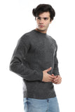 Knitted Pullover With Ribbed Hem (1647) - White Rabbit