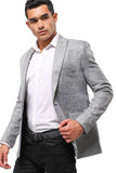 Regular Fit Blazer With Buttoned Cuffs - White Rabbit