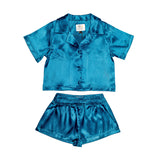Kids Bold Satin Shorts Pyjama Set - NANAZ