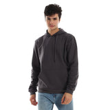 Pattern Hoodie With Front Pocket  - Pavone