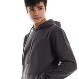 Pattern Hoodie With Front Pocket  - Pavone