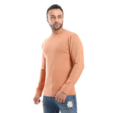 Simon Ribbed Long Sleeves Sweatshirt - Pavone