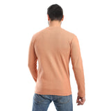 Simon Ribbed Long Sleeves Sweatshirt - Pavone