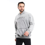 Washed Hoodie With Front Pocket - Pavone