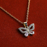 Butterfly With Irresistible Charm Necklace - Fluffy