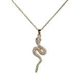 Snake Classic Modern Twist Necklace - Fluffy