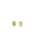 Gold Tone Earring  - Fluffy