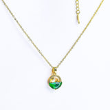 Captivating Rainbow Glass Necklace - Fluffy