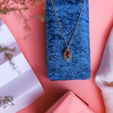 Elegant Radiant Gemstone Necklace - Fluffy