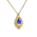 Elegant Radiant Gemstone Necklace - Fluffy