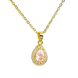 Sparkling Colored Gemstone Necklace - Fluffy