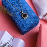 Square Square Gemstone Necklace  - Fluffy