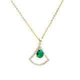 Sparkling Zircon Gem Necklace  - Fluffy